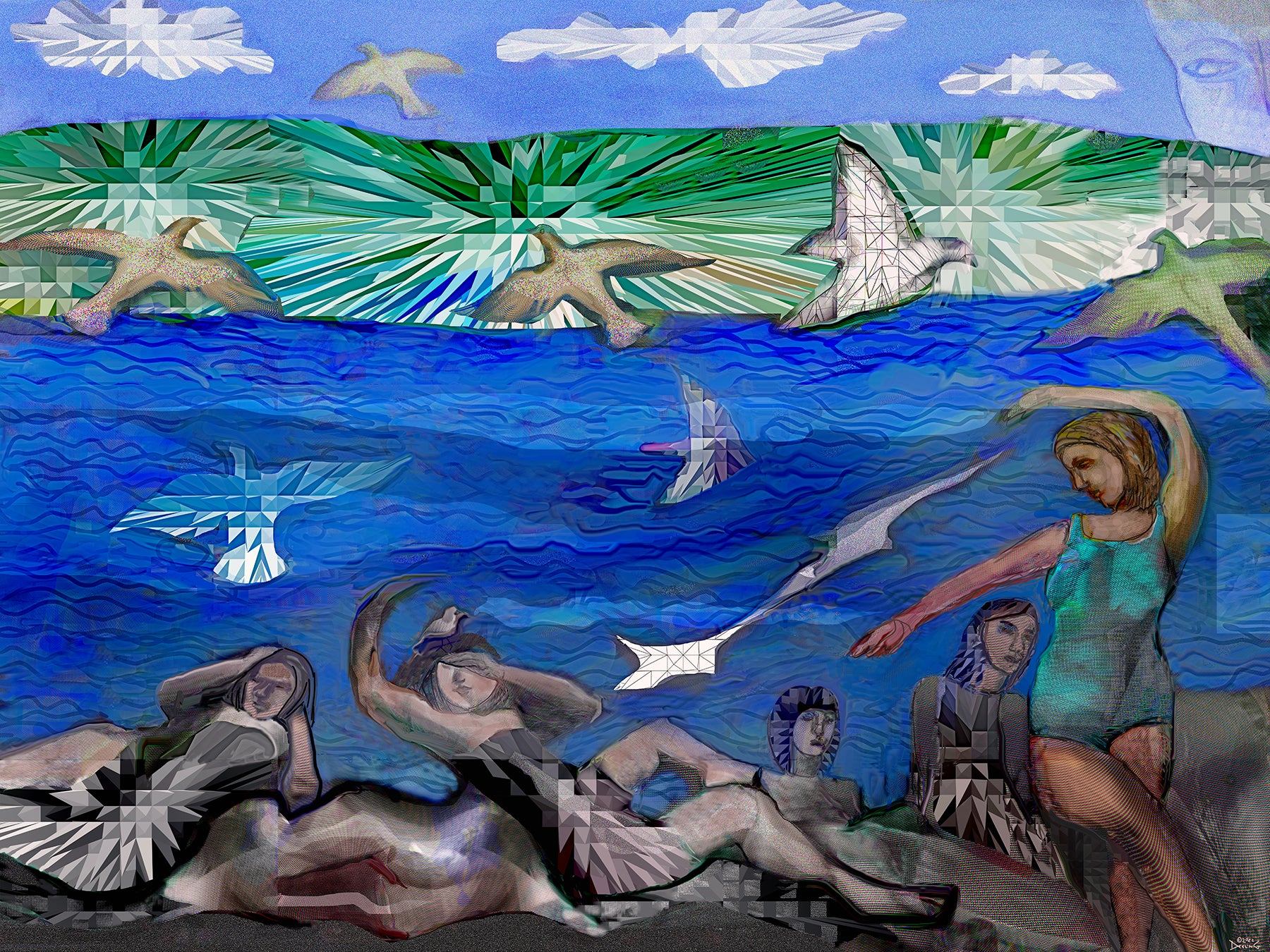 Birds and Belles, No. 7 by Deeling C. Gregory