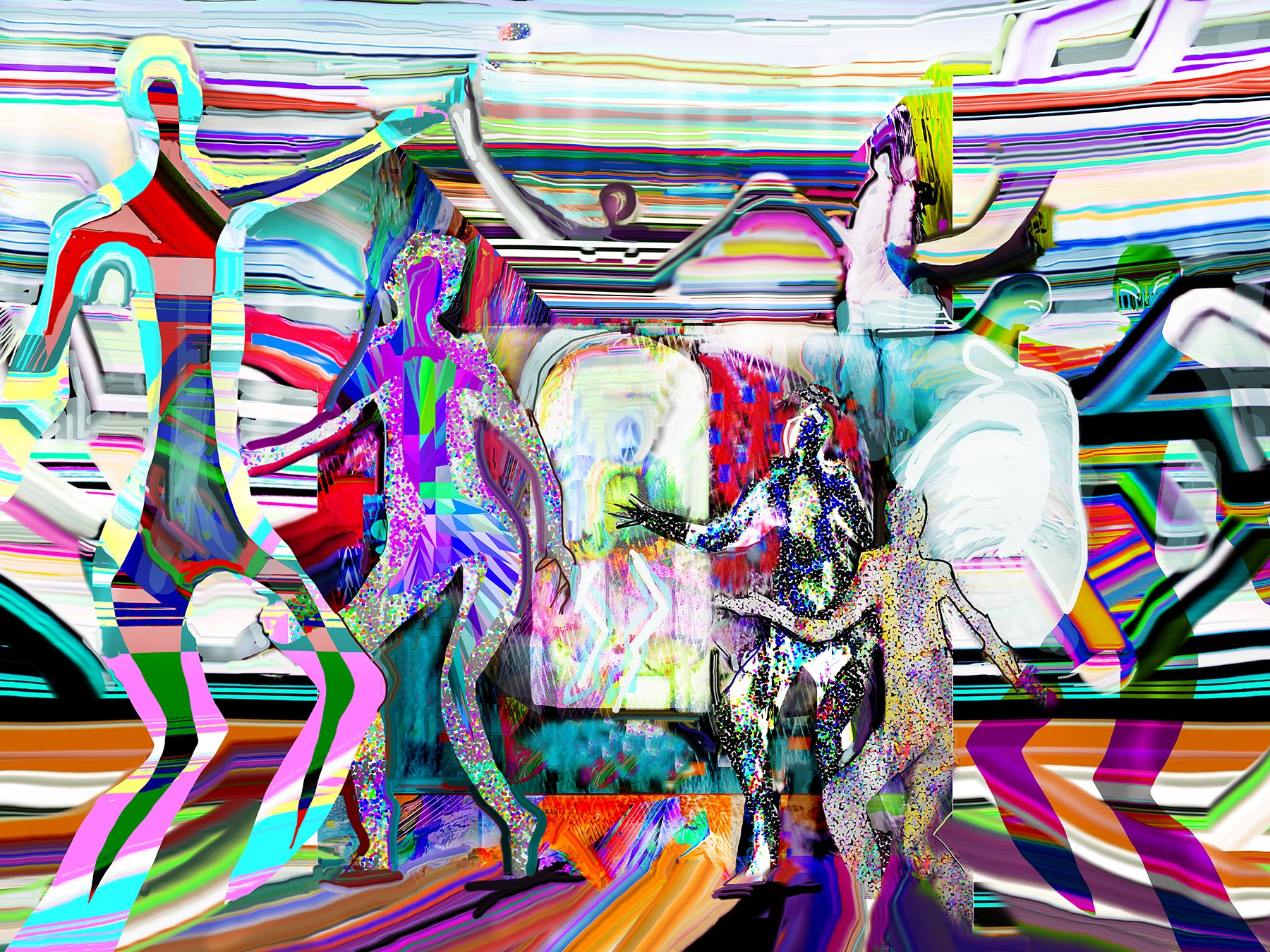 Dancing in the Street, No. 2 by Deeling C. Gregory