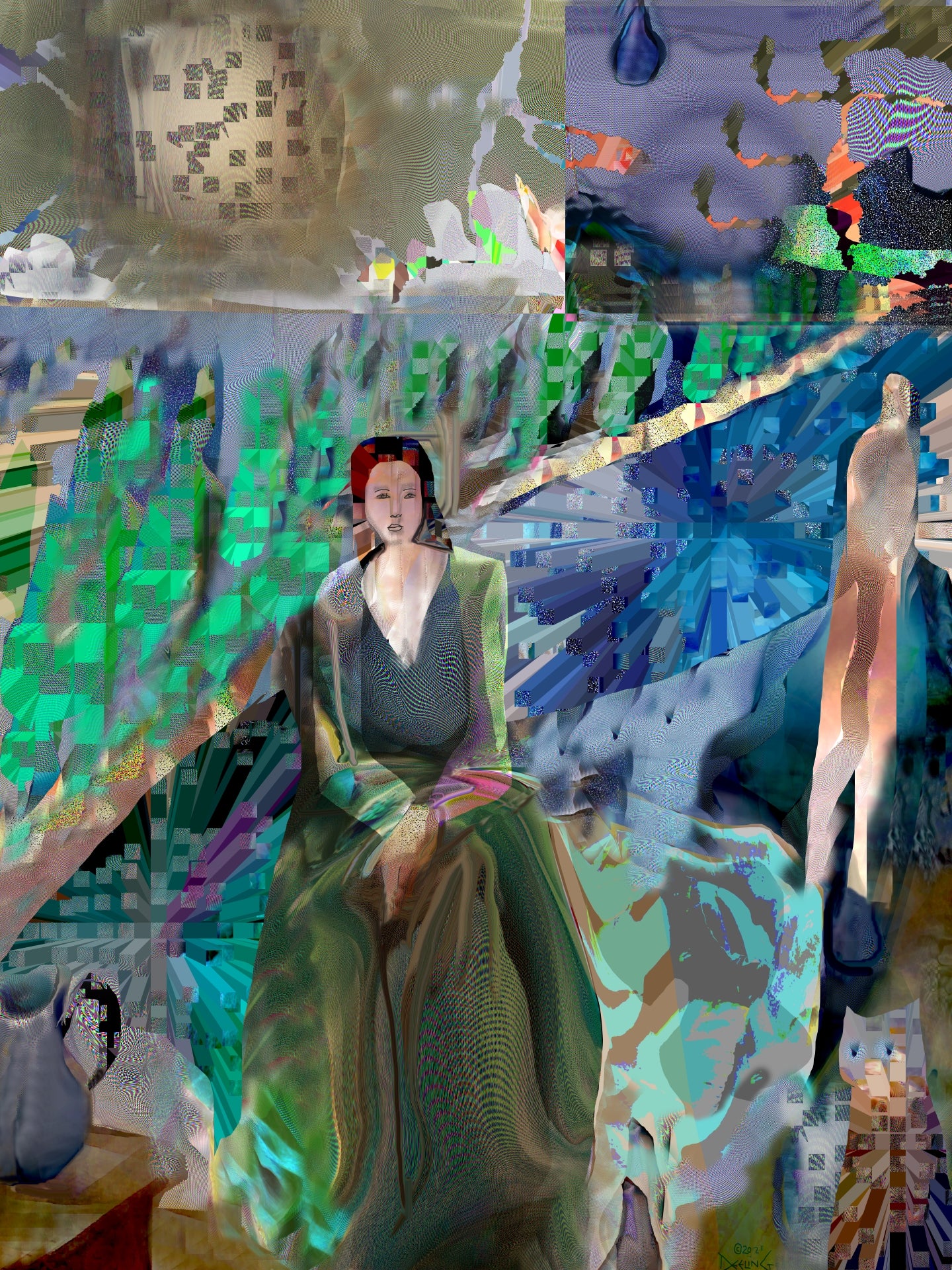 Milkmaid by Deeling C. Gregory