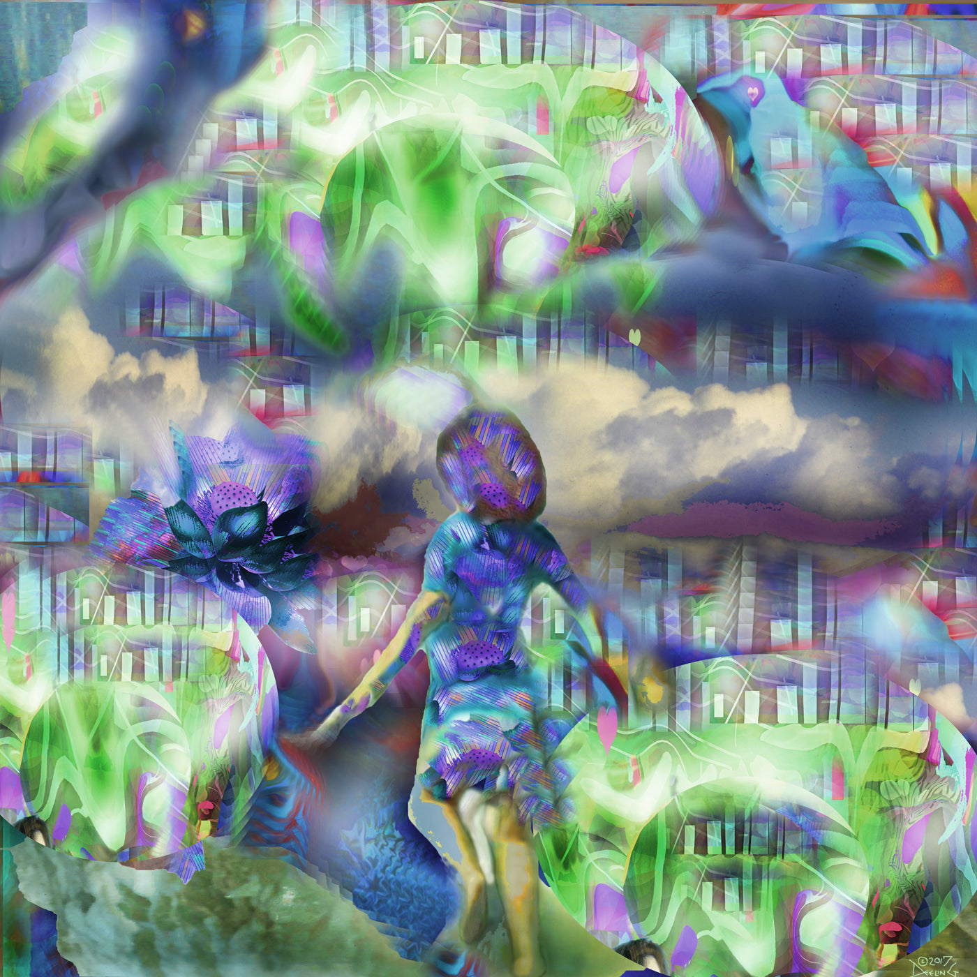 Plaidscape Blues 2017 by Deeling C. Gregory