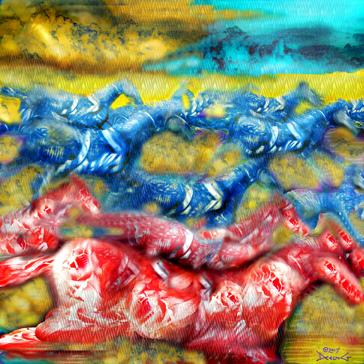 Red Yellow Blue 2017 by Deeling C. Gregory