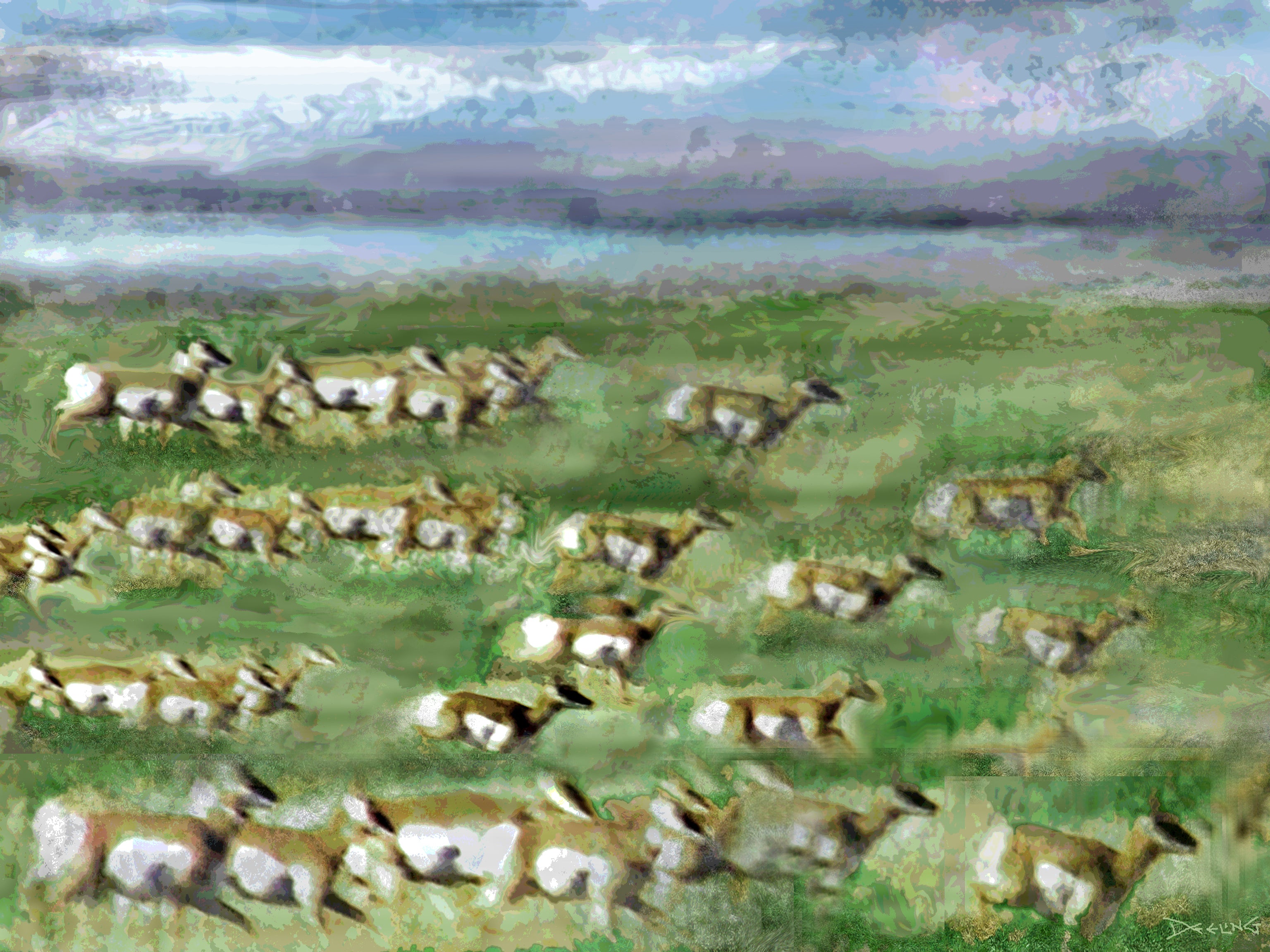 Shadows of the Plains 2016 by Deeling C. Gregory