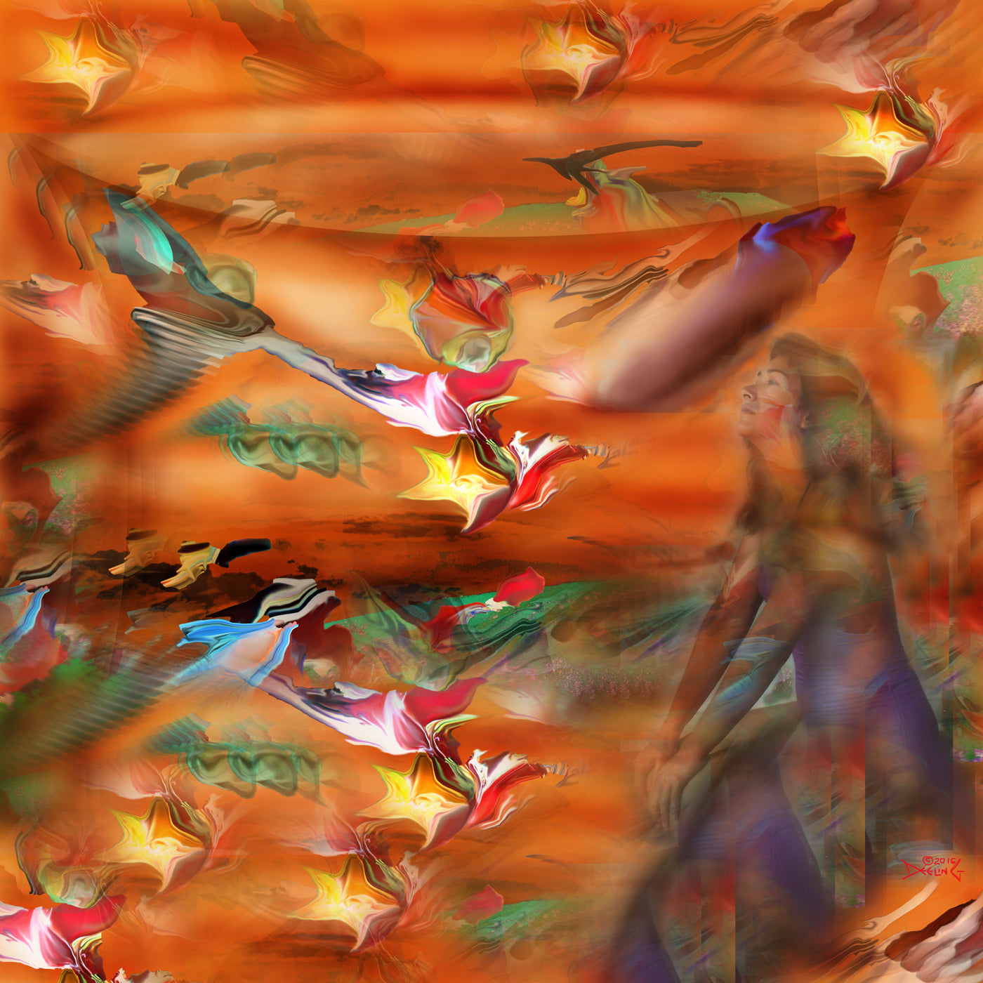 Tinting Tangerine 2016 by Deeling C. Gregory