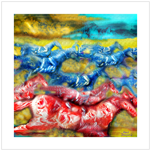 Red Yellow Blue 2017 by Deeling C. Gregory