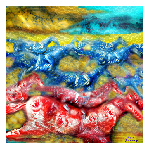 Red Yellow Blue 2017 by Deeling C. Gregory