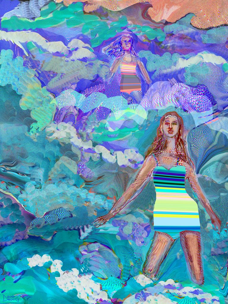 High Tide Archival Art Print by Deeling