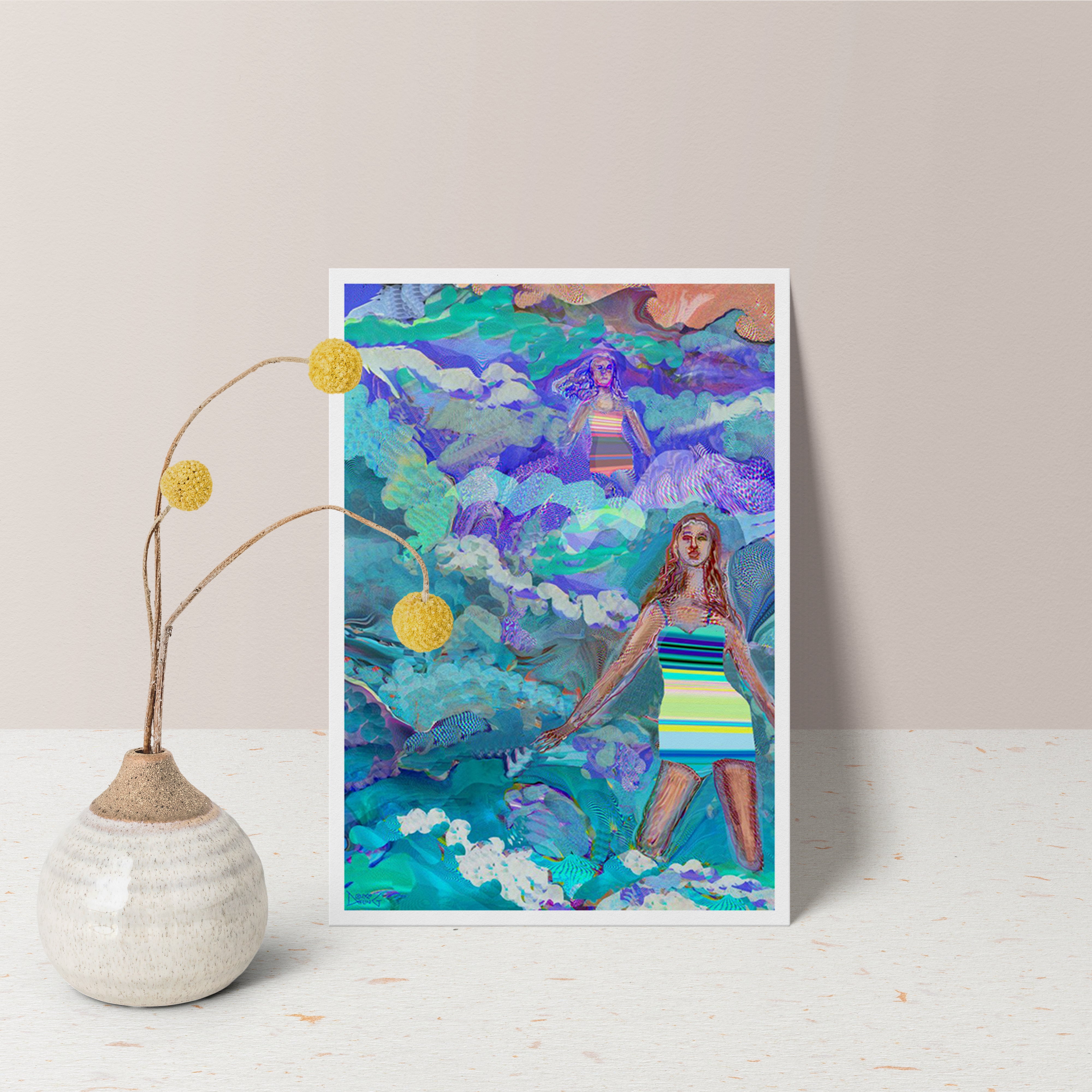 High Tide Archival Art Print by Deeling