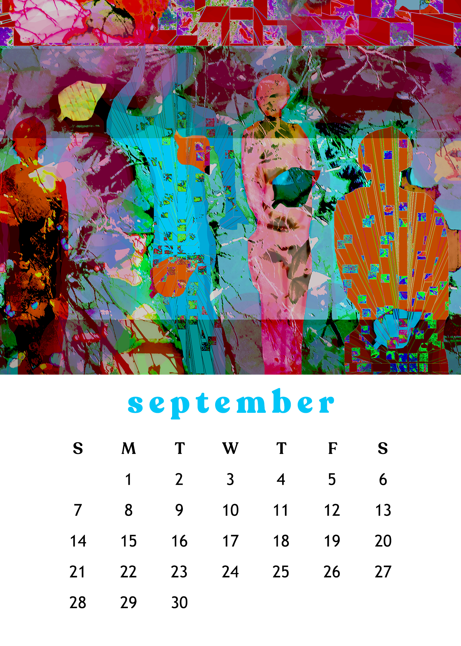 2025 12-Month Art Print Calendar [SOLD OUT!] by Deeling
