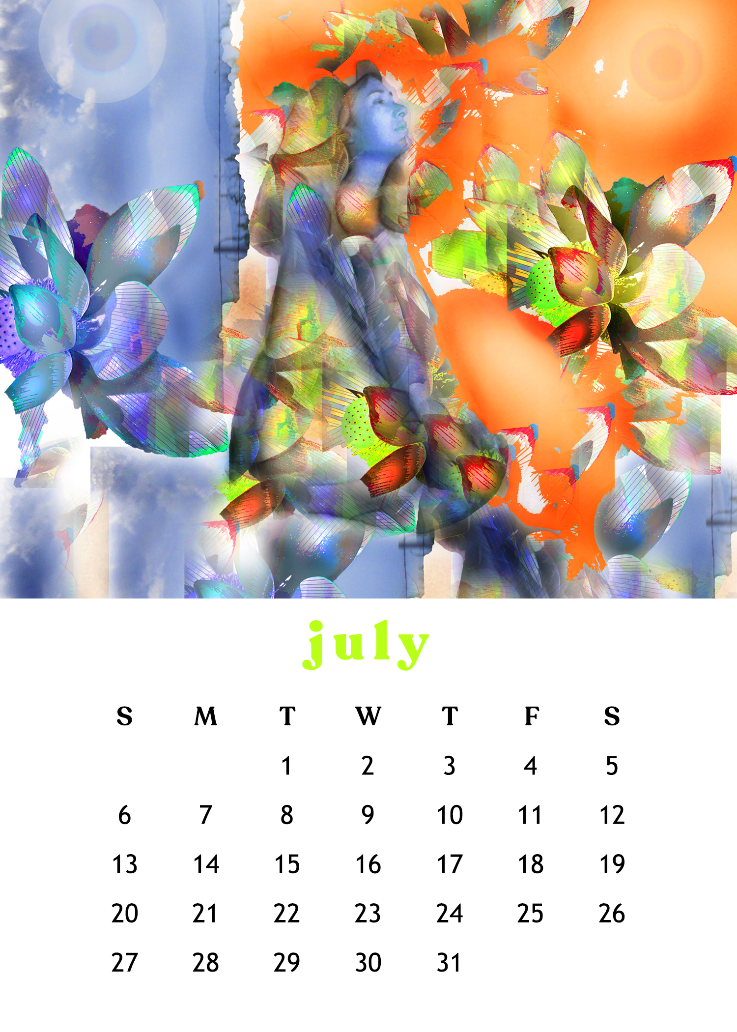 2025 12-Month Art Print Calendar [SOLD OUT!] by Deeling