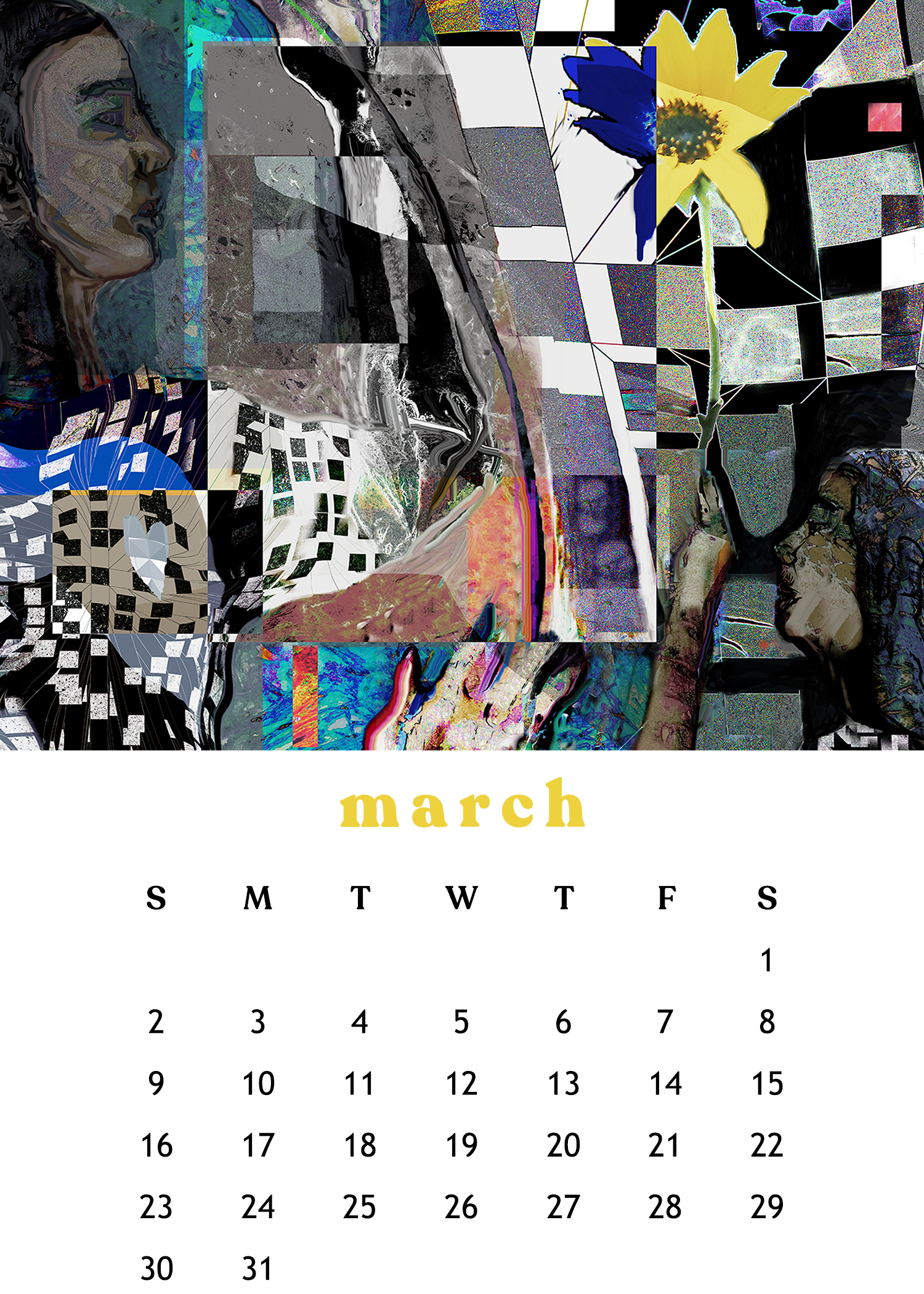 2025 12-Month Art Print Calendar [SOLD OUT!] by Deeling
