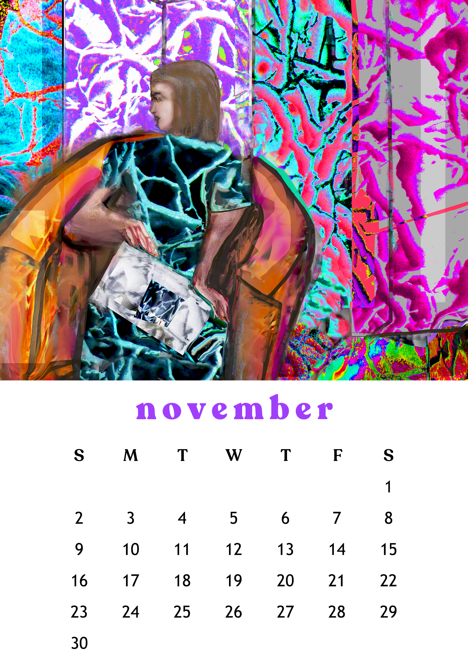 2025 12-Month Art Print Calendar [SOLD OUT!] by Deeling