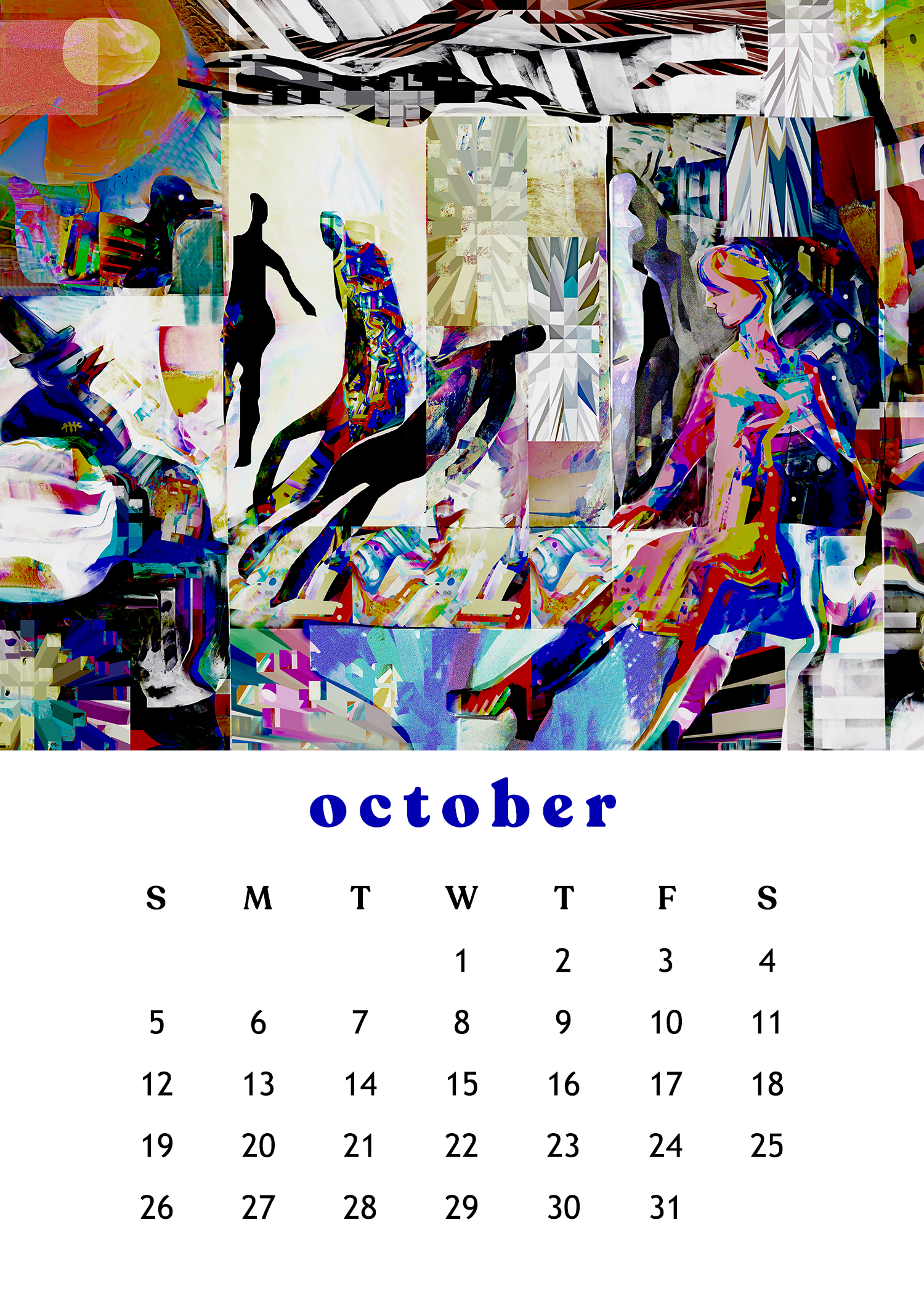 2025 12-Month Art Print Calendar [SOLD OUT!] by Deeling