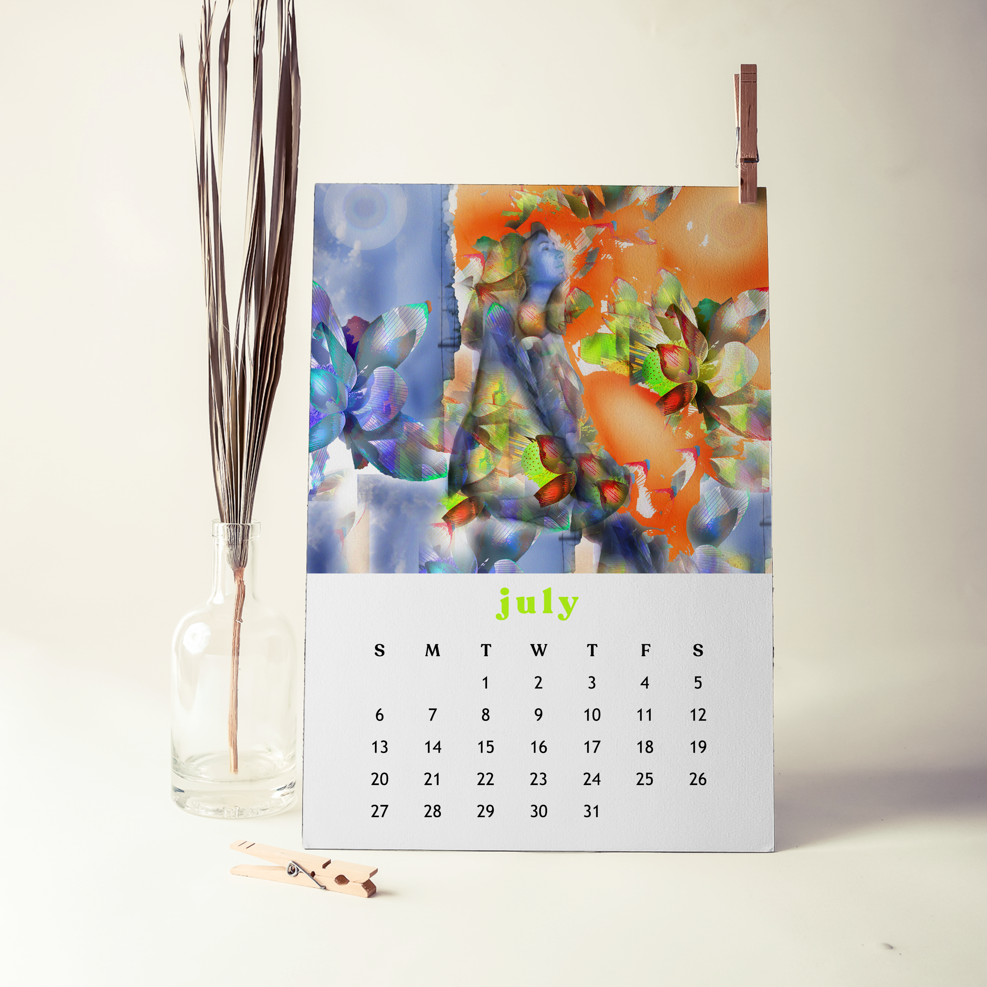 2025 12-Month Art Print Calendar [SOLD OUT!] by Deeling