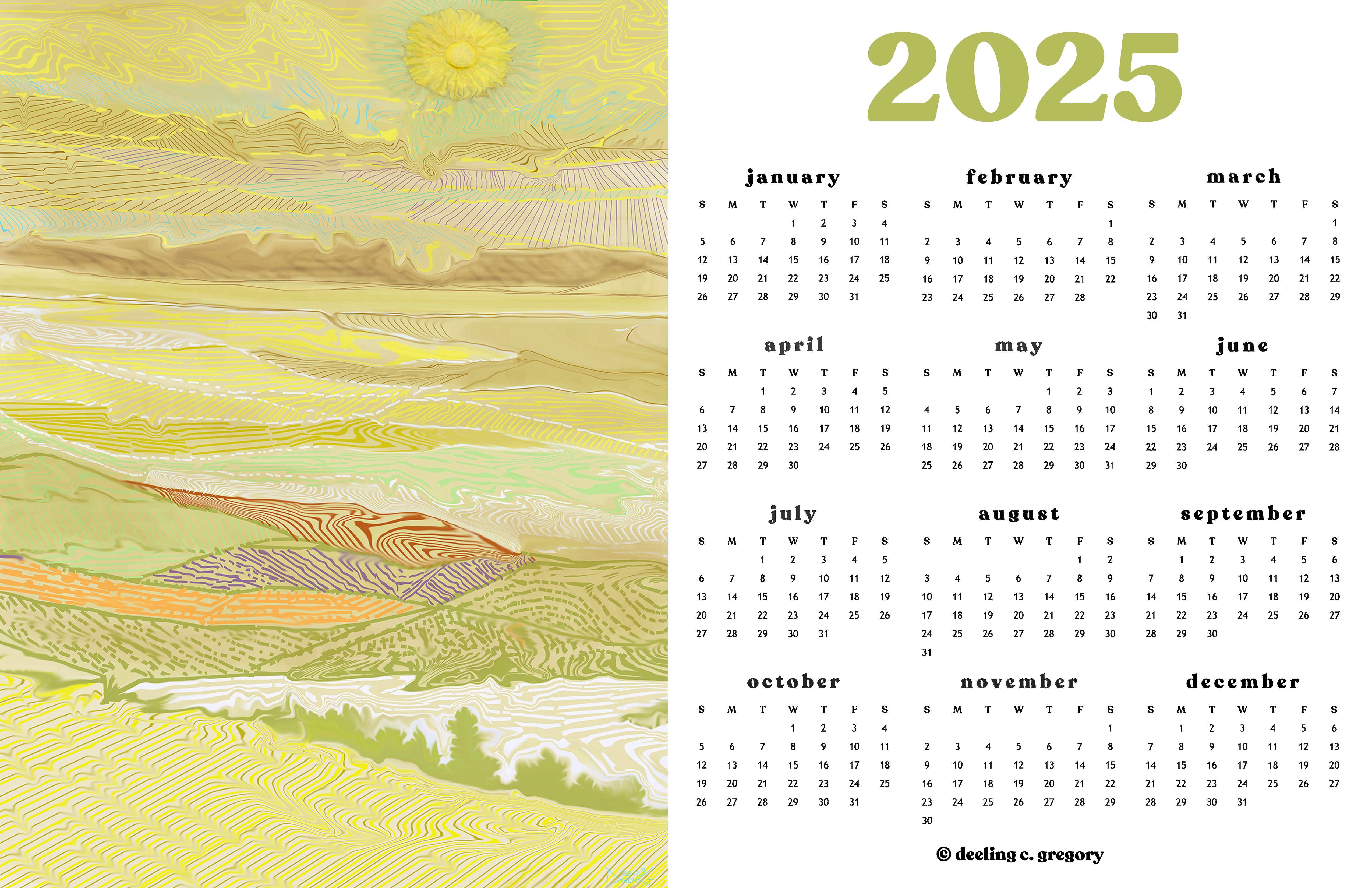 Sunny Day 2019 by Deeling C. Gregory