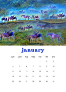 2026 12-Month Art Print Calendar by Deeling