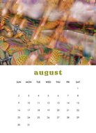 2026 12-Month Art Print Calendar by Deeling