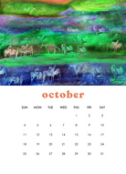 2026 12-Month Art Print Calendar by Deeling