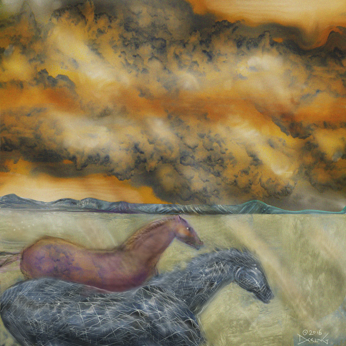 Copper Gallop 2016 by Deeling C. Gregory