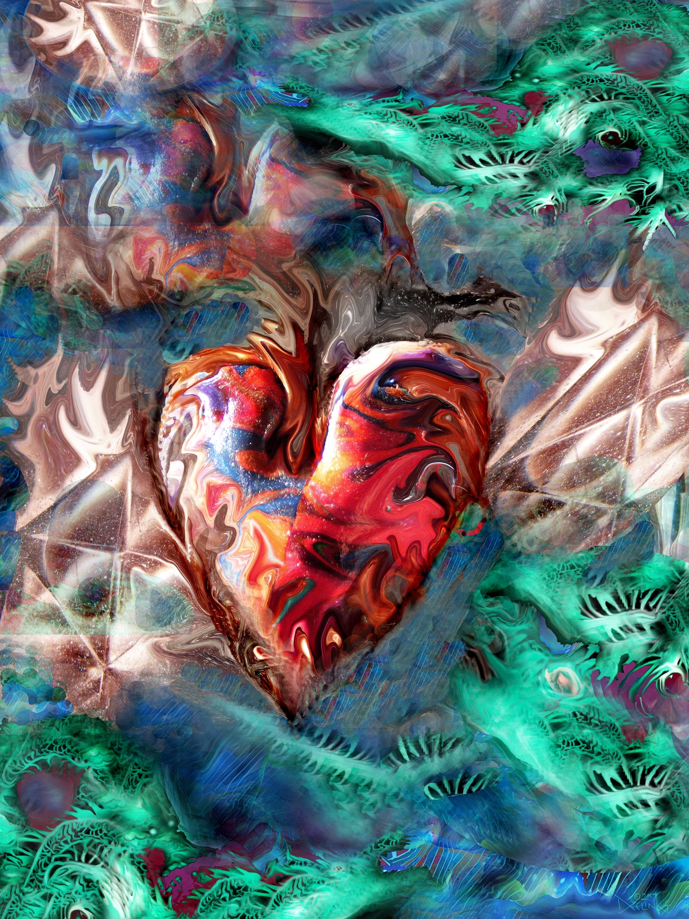 Heart of a Dragon 2017 by Deeling C. Gregory