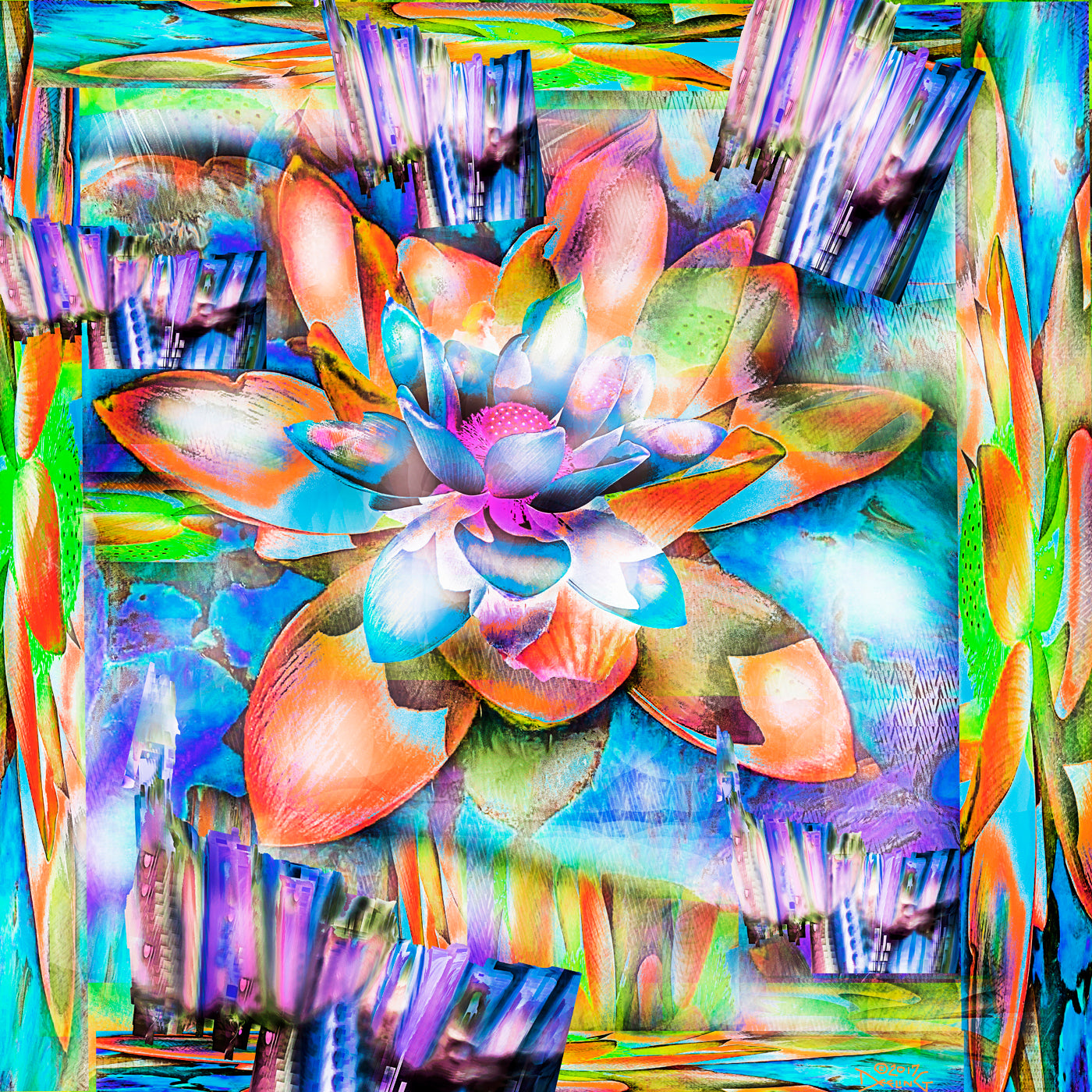 Lotus Lingers 2017 by Deeling C. Gregory