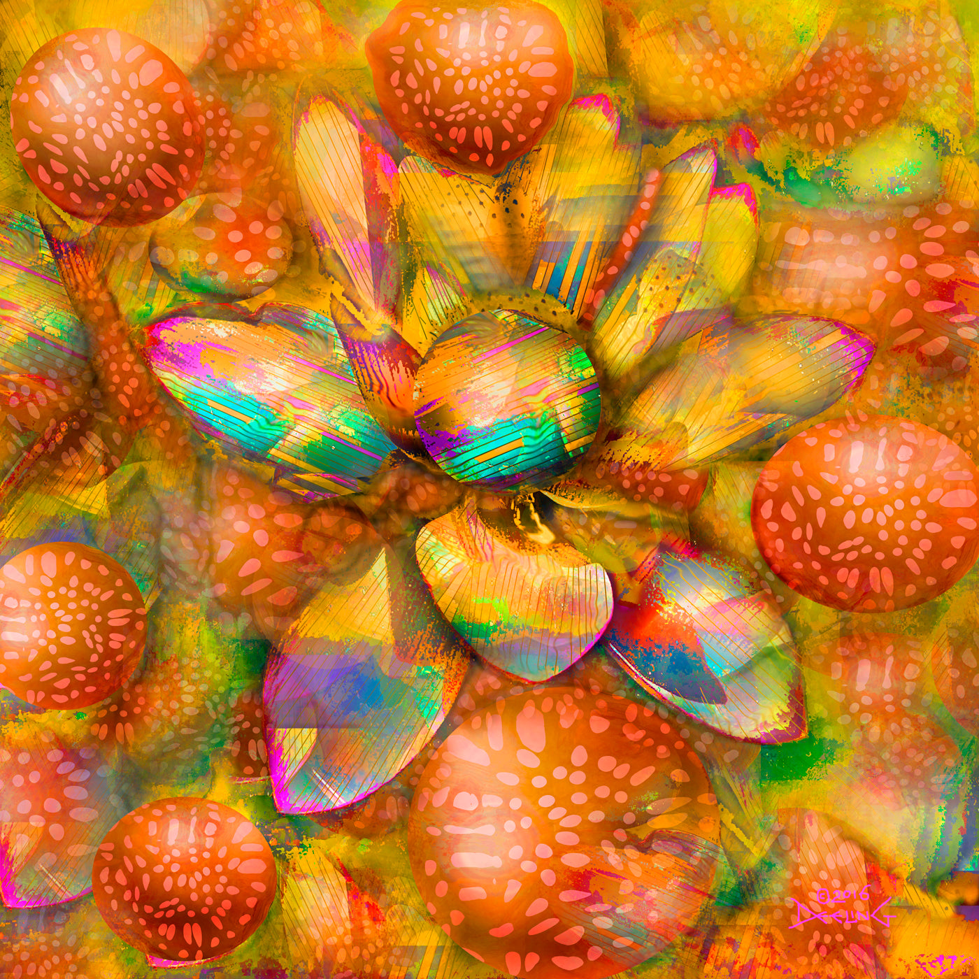 Lotus Tangerine 2016 by Deeling C. Gregory