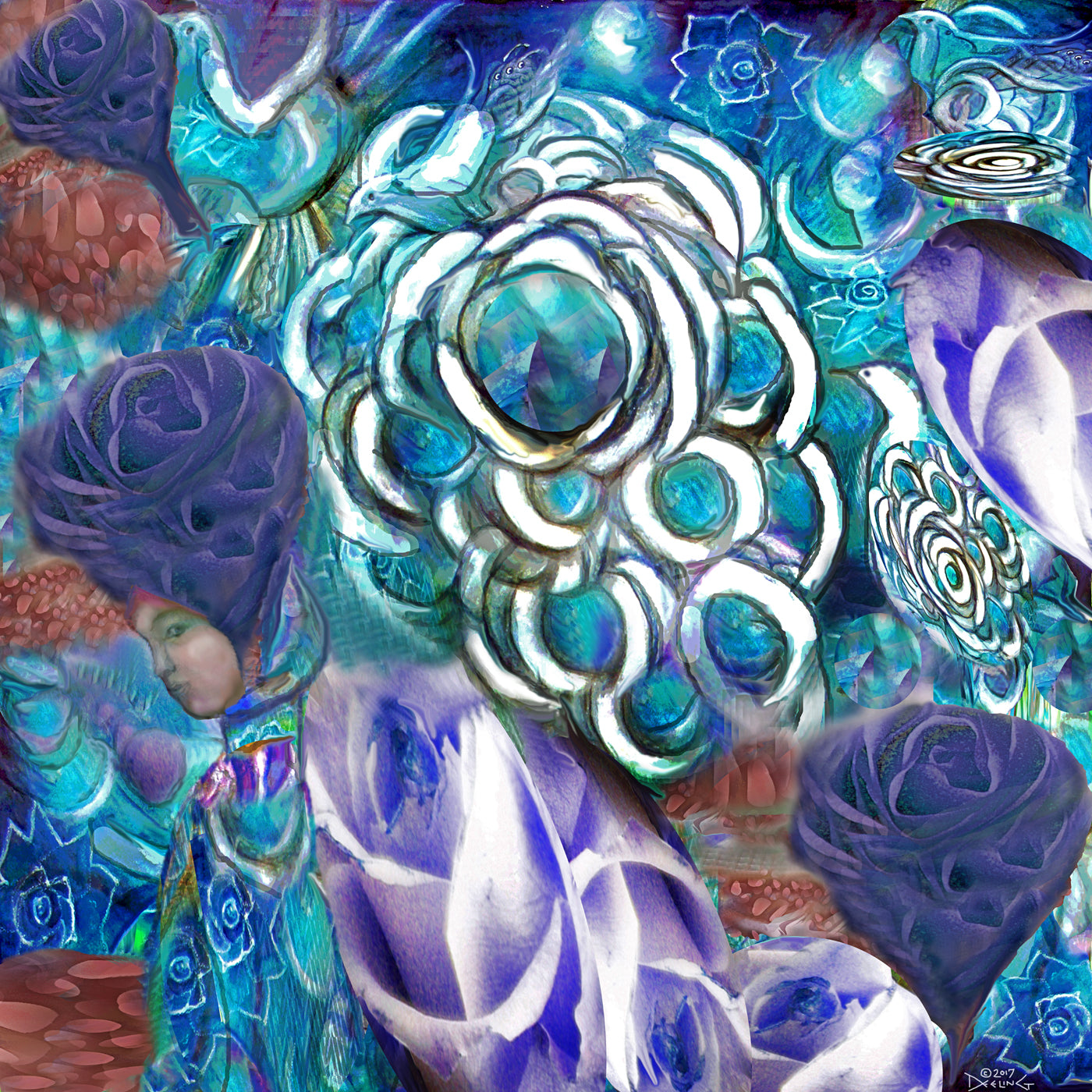 Permanent Rose 2017 by Deeling C. Gregory