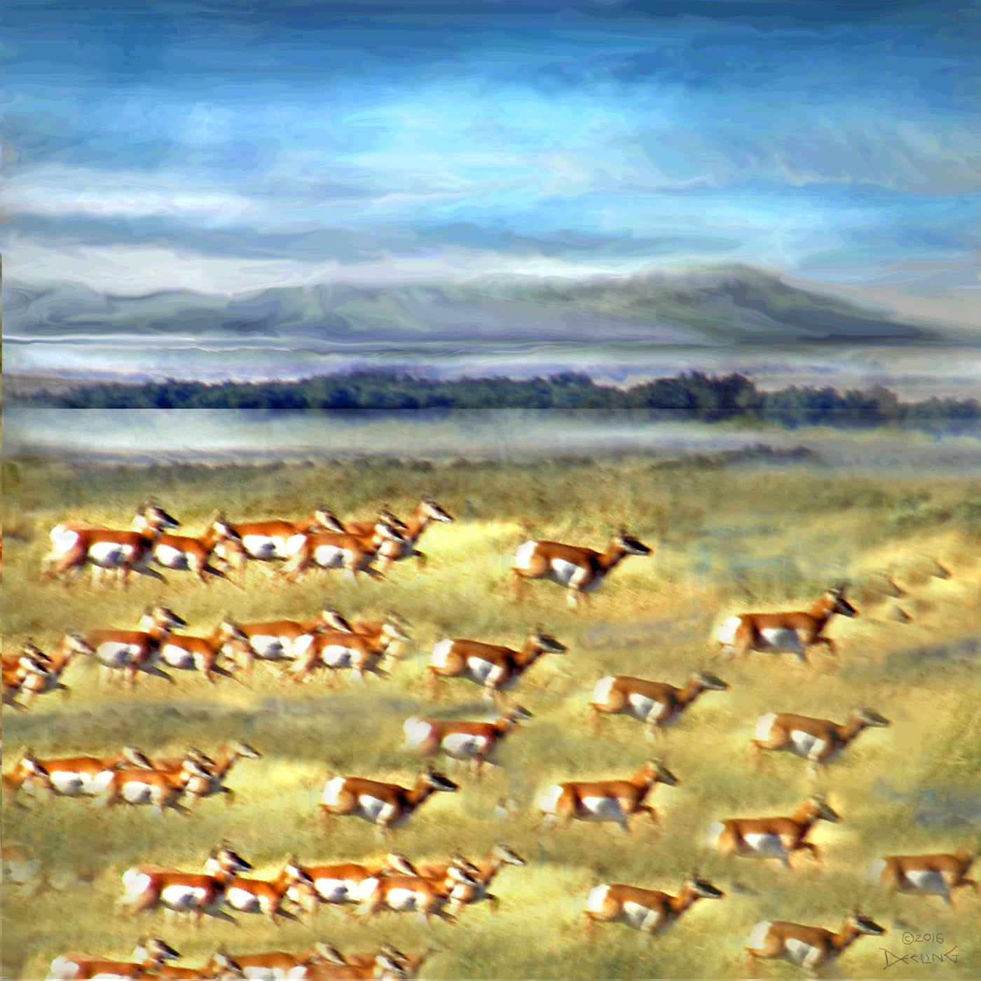 Prongs on Plains 2016 by Deeling C. Gregory