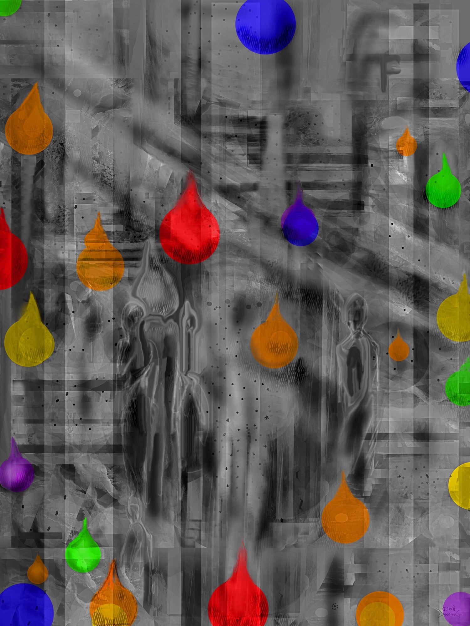 Raindrops 2018 by Deeling C. Gregory