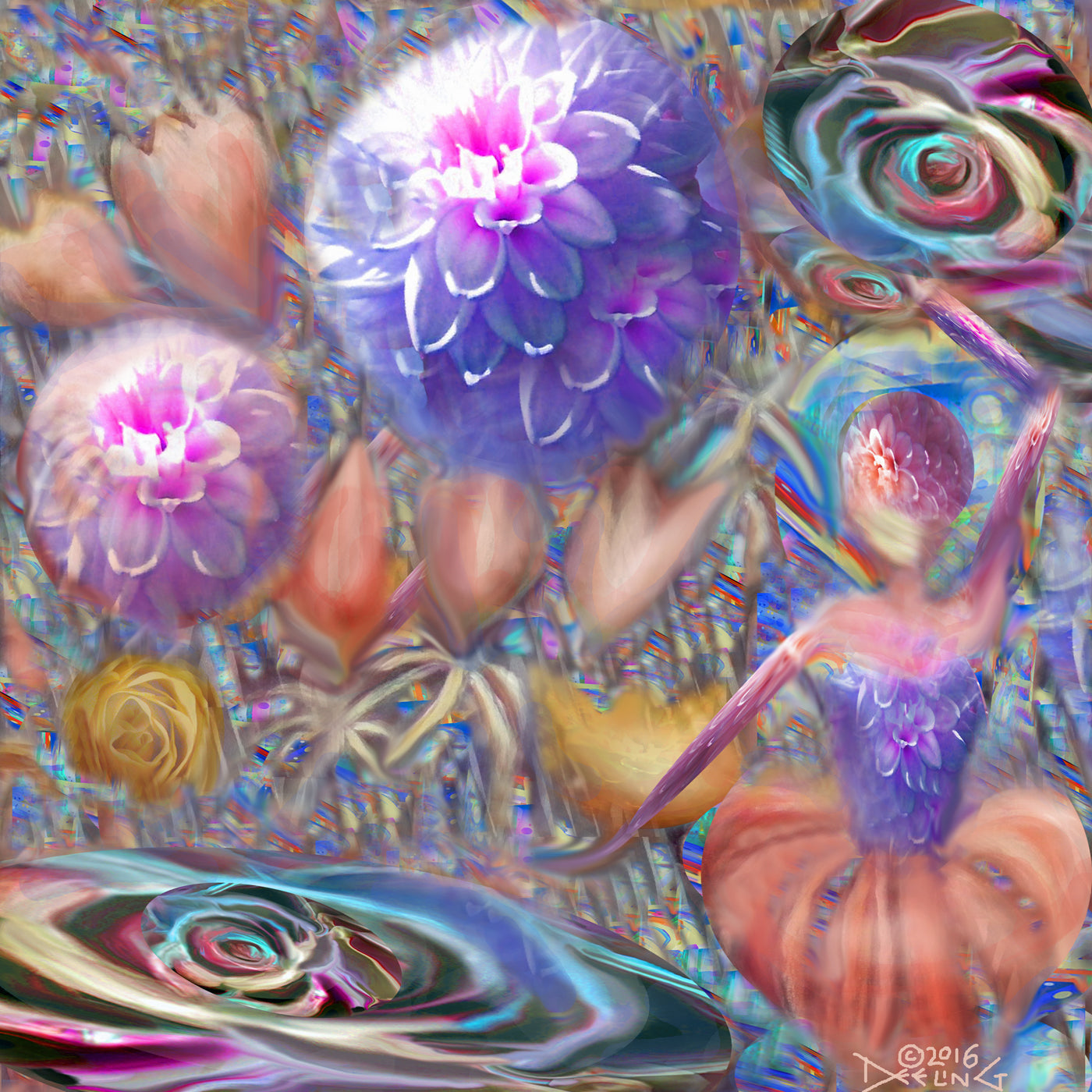 Rose Reverie 5.2 2016 by Deeling C. Gregory