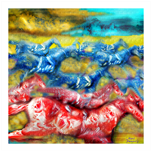 Red Yellow Blue 2017 by Deeling C. Gregory