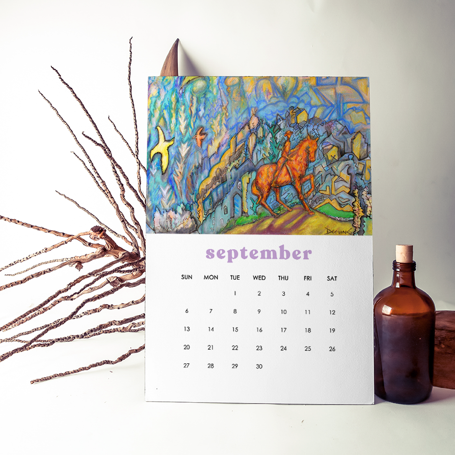 2026 12-Month Art Print Calendar by Deeling