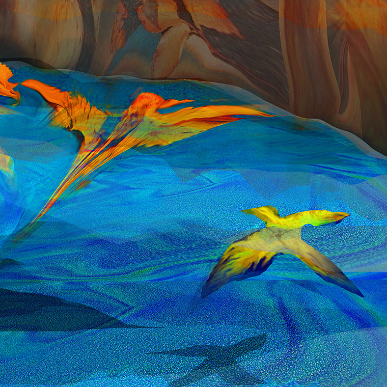 River Cliffs by Deeling C. Gregory