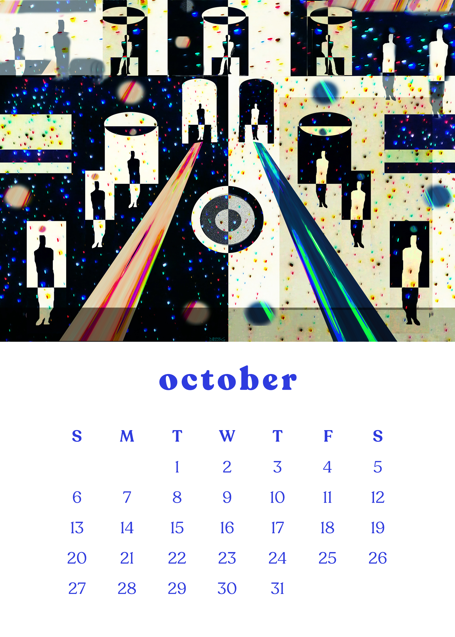 2024 12-Month Art Print Calendar [SOLD OUT!] by Deeling