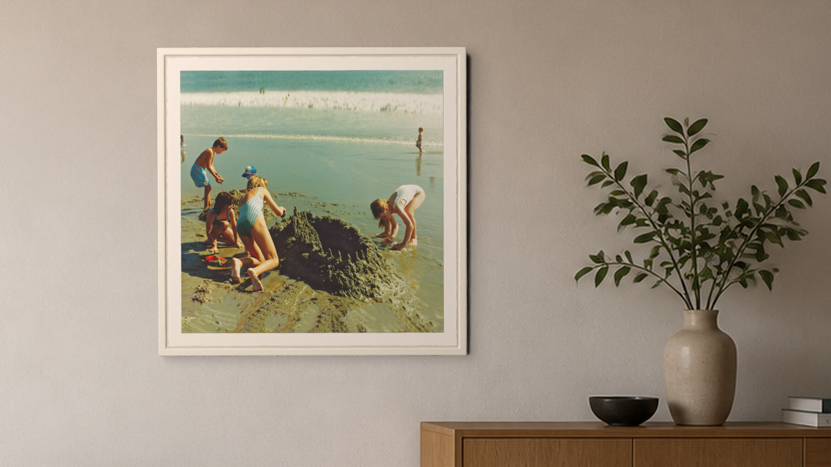In-room view of Little Mermaid 6.0 2017, 20 × 20 inch print — Deeling Metric Scene v3