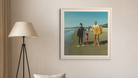 In-room view of Little Mermaid 5.6 2017, 20 × 20 inch print — Deeling Metric Scene v3