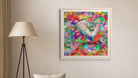 In-room view of Loving Large 5.2 2016, 20 × 20 inch print — Deeling Metric Scene v3