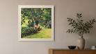 In-room view of Manoa Memories 6.6 2017 Manoa Sisters, 20 × 20 inch print — Deeling Metric Scene v3
