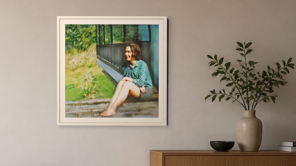 In-room view of Manoa Memories 6.8 Eldest Sister 2017, 20 × 20 inch print — Deeling Metric Scene v3