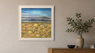 In-room view of Prongs on Plains 2016, 20 × 20 inch print — Deeling Metric Scene v3
