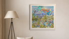 In-room view of Runaway Spring 2017, 20 × 20 inch print — Deeling Metric Scene v3