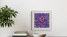 In-room view of Midnight Festivus 2016, 10 × 10 inch print — Deeling Metric Scene v3