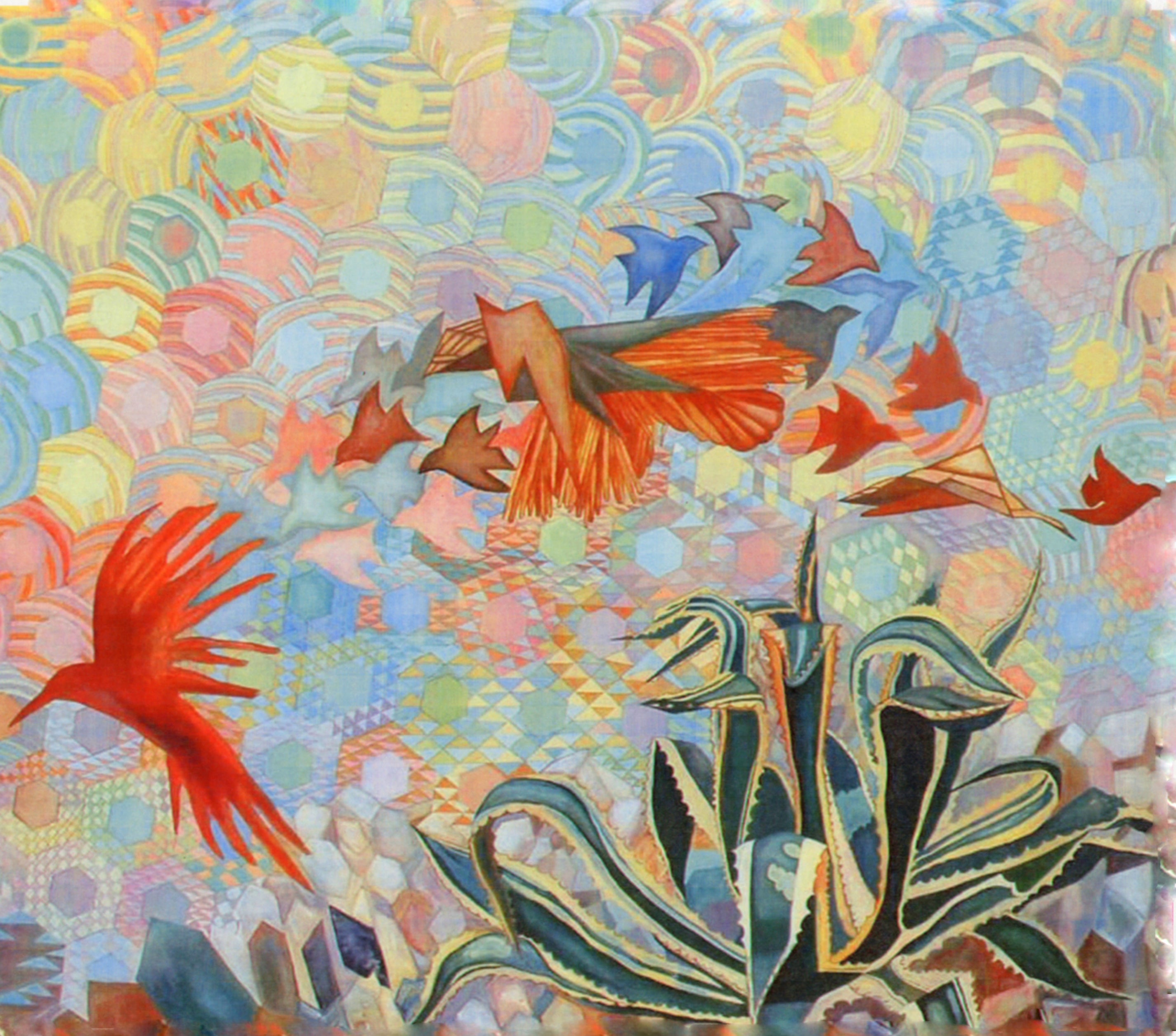 Agave Archival Art Print by Deeling