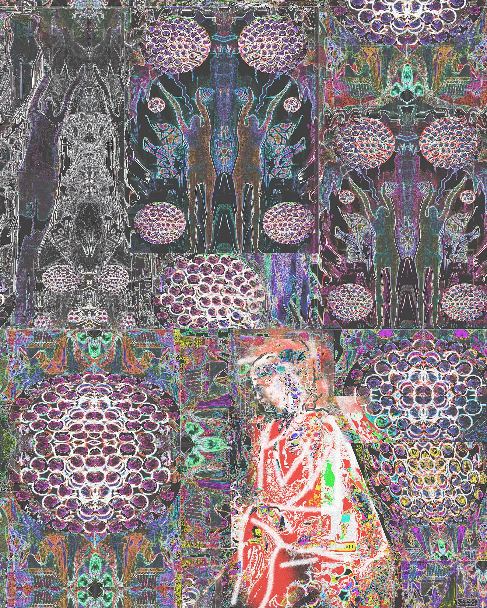 Mosaic No. 2 Archival Art Print by Deeling